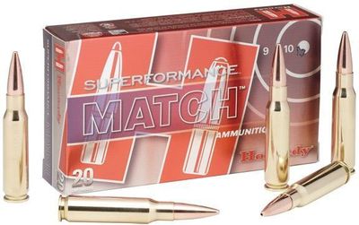 Hornady SuperPerformance .22-250 Ammo, 35G, PT Tip, 4450FPS,  20Ct