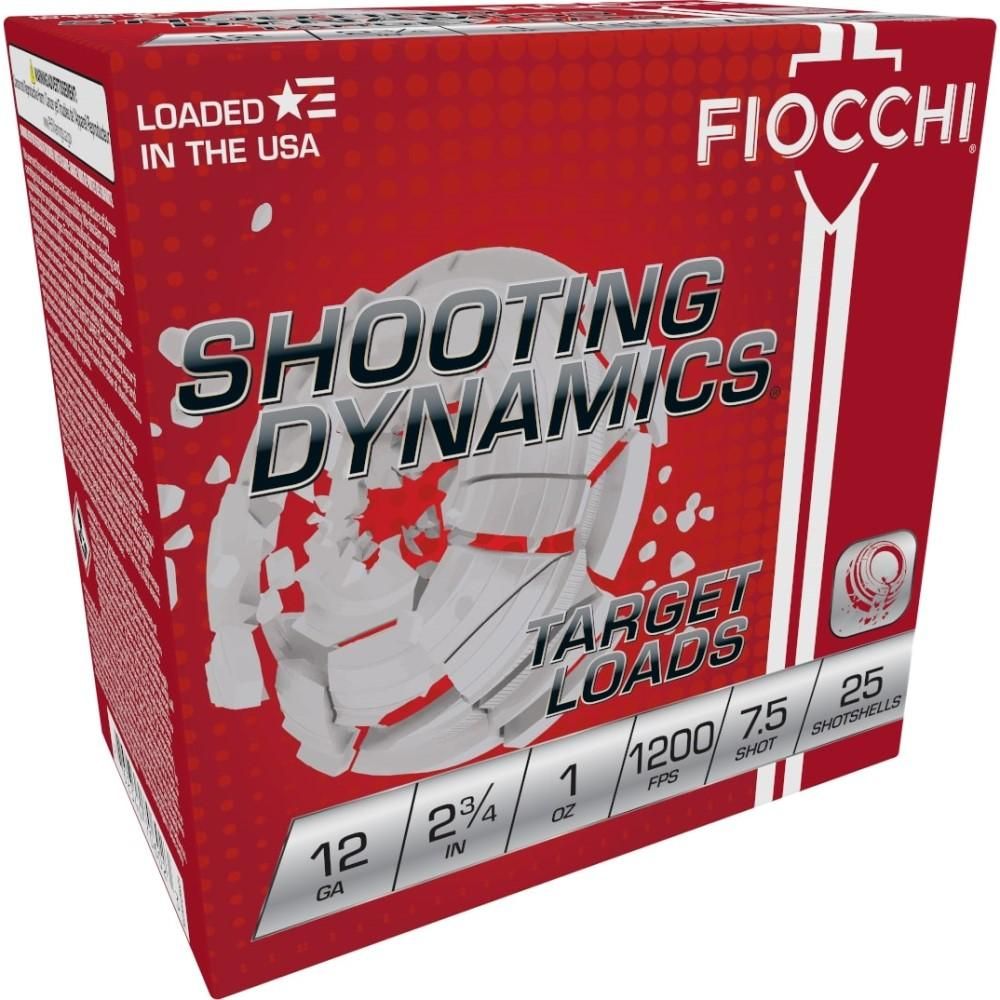 Fiochi eXacta Heavy Shooting Dynamics 12Ga, 2-3/4&quot; 7-1/2 Shot Ammo, 1200fps, 25Ct