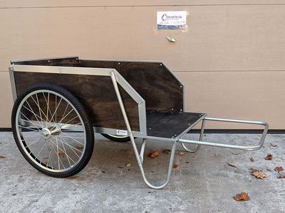 Conestoga Garden Cart w/Treated Wood Floor &amp; Sides, 26&quot; Wheels