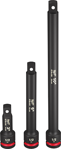4PC SHOCKWAVE Impact Duty™ 1/2&quot;Drive Extension Set