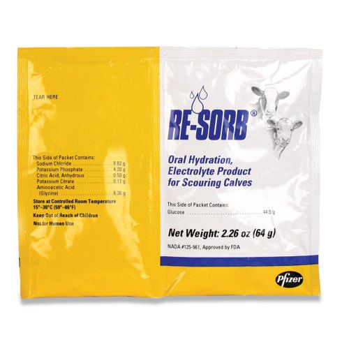 Zoetis 10000278 Re-Sorb Electrolytes, 64GM