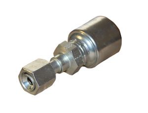 Hydraulic Fitting, 1/2&quot;X3/8&quot; Female Jic