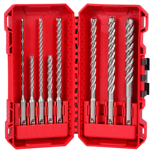 Milwaukee SDS MX4™ 8Pc. Masonry Drill BitSet , 5/32&quot;-1/2&quot;