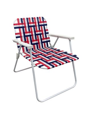 Seasonal Trends AC4007-RED Folding Web Lawn Chair, 250Lb Capacity