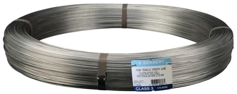 Bekaert 118358 Smooth Hi-Tensile Wire, 12.5 ga Wire, 2000 ft L