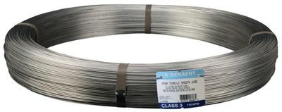 Bekaert 118358 Smooth Hi-Tensile Wire, 12.5 ga Wire, 2000 ft L