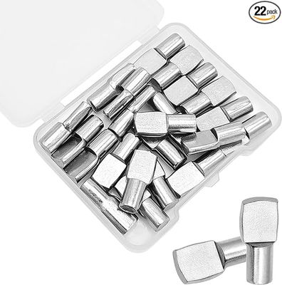 Cerpourt Steel Shelf Pegs for Shelves, 1/4&quot;X3/4&quot;,  22Pcs