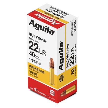 Auguila .22 Long Rifle Ammo, 40G 50Bx