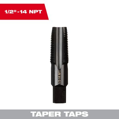 Milwaukee 1/2&quot;-14 NPT Pipe Taper Tap