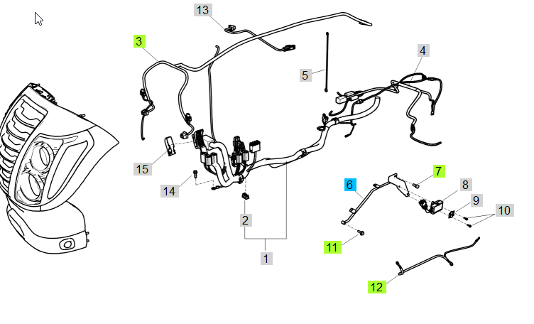 LS Guide-Engine Harness-TRG750
