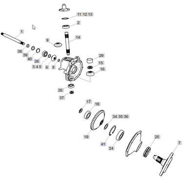 LS Gear-Ring(38T)-TRG400 67.0x240.0x239.8