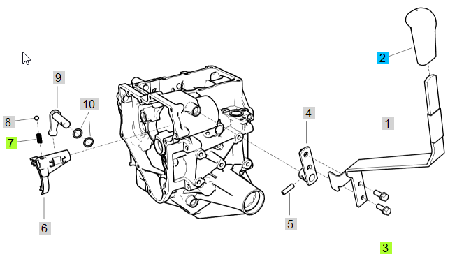 LS Grip-PTO Lever_PHREV-TRG293
