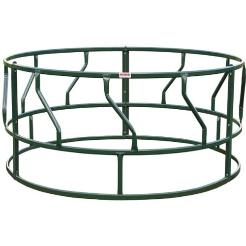 Green Medium Duty  Open Bottom 18Ga 3-Piece S-Bar Cattle Hay Feeder