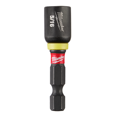 Milwaukee Shockwave Magnetic Nut Driver, 5/16&quot;X1-7/8&quot;  10-Pk.