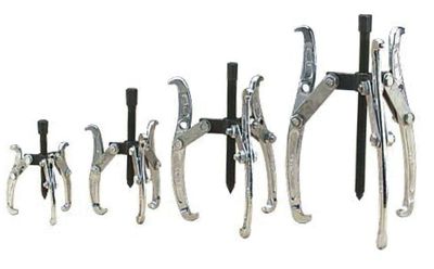 Valley Gear Puller Set, 4Pc 3-Jaw