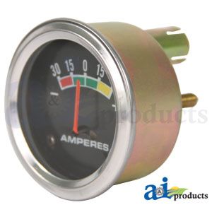 Universal Ammeter, 30AMP, 2&quot; Diameter, 6/12/24V