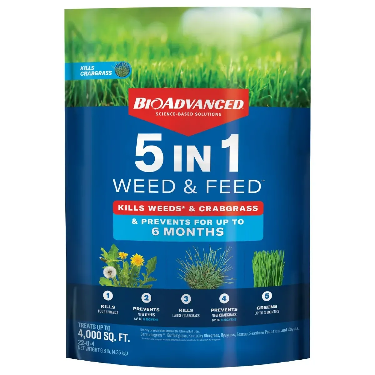 Weed &amp; Feed 5-in-1, 10M
