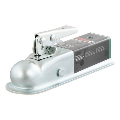 Curt 25153 Trailer Hitch Coupler, 2&quot; Ball Socket X 2&quot; Square Tube, 3500Lb Towing