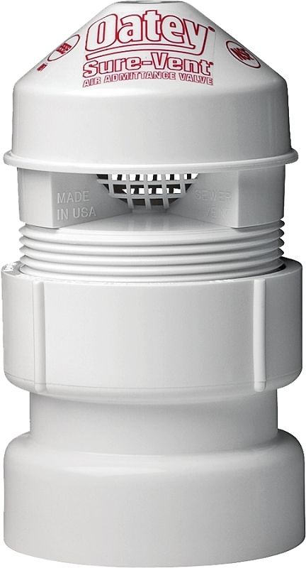 Oatey Sure-Vent 39016 Air Admittance Valve, 1-1/2&quot; PVC