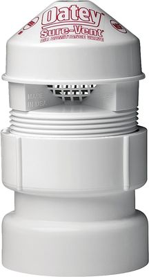 Oatey Sure-Vent 39016 Air Admittance Valve, 1-1/2&quot; PVC