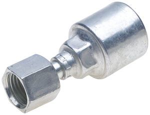 Hydraulic Fitting, 5/8&quot;X1/2&quot; Female Flat Face O-Ring