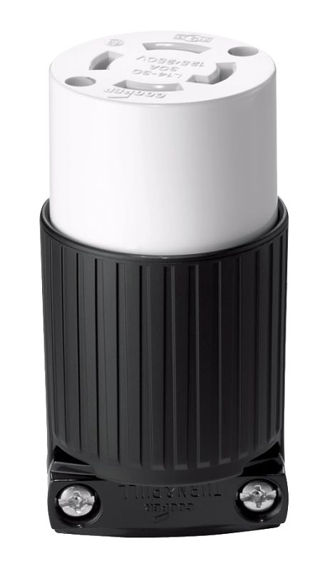 Eaton L1430C Twist-Lock Plug, 4-Wire, NEMA L14-30C