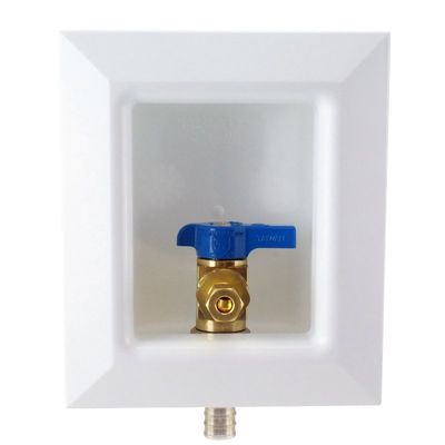 Apollo APXBOXIM Icemaker/Refrigerator Supply Box with 1/4-Turn Valve, 1/2&quot; Pex Connection