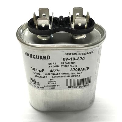 Run Capacitor, 10MFD  370V