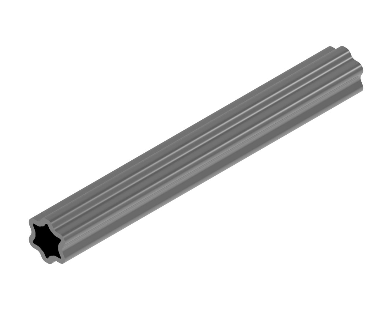 Outer/Inner Star Pto Tube, Walterscheid 2400 &amp; 2500-Series, 2600-Series Inner
