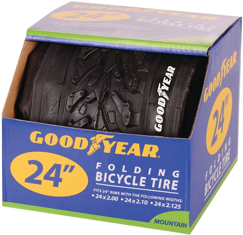 Goodyear 91057 Bicycle Tire, 24 X 2.0 Black