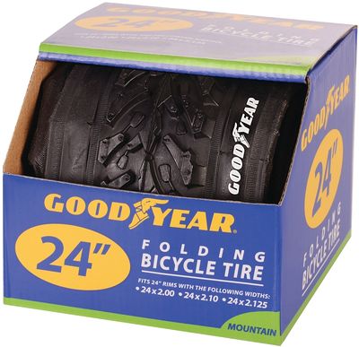 Goodyear 91057 Bicycle Tire, 24 X 2.0 Black