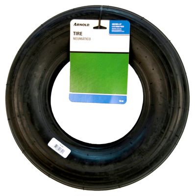 Arnold TR-82 Ribbed Tread Tire, 480/400-8&quot;  500Lb WLL