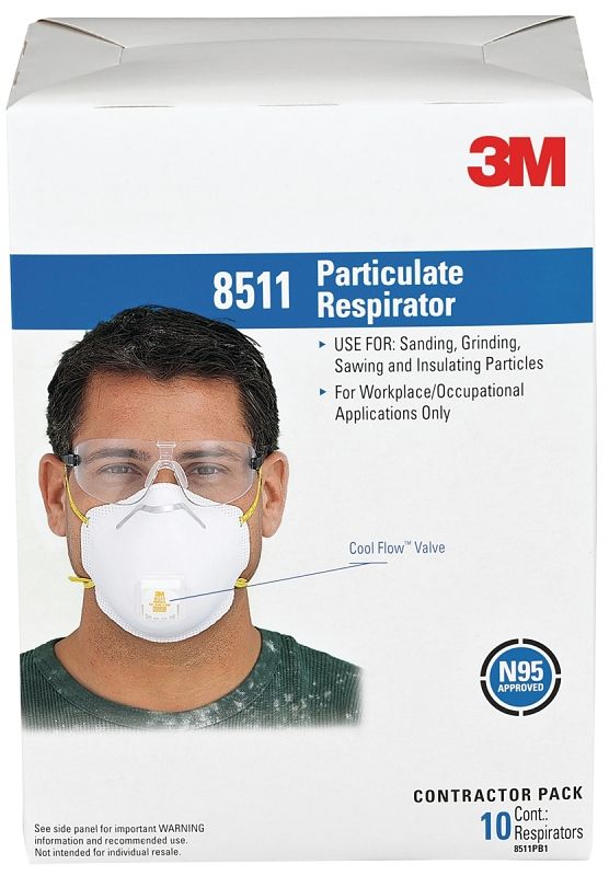 3M TEKK 8511PB1-A/8511 Dust Masks 10Pk