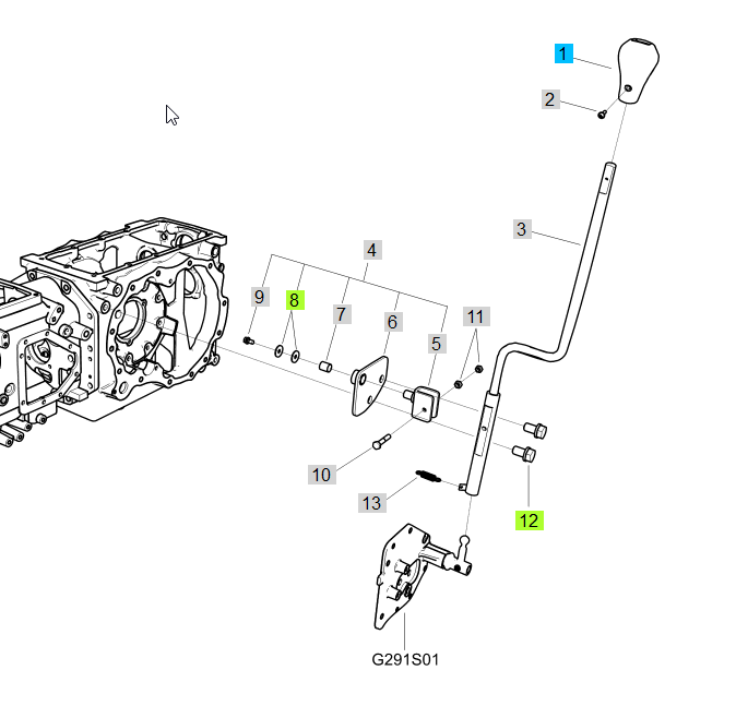 Knob-Range Shift MT468