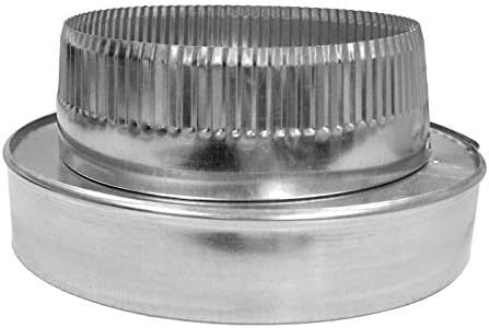 Stainless Steel Stove Pipe Adaptor Bushing, 6&quot;Crimp X 8&quot;