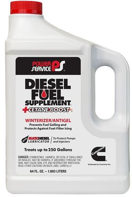 Power Service 1064-06  Diesel Fuel AntiGel/Water Dispersant Additive, 64oz