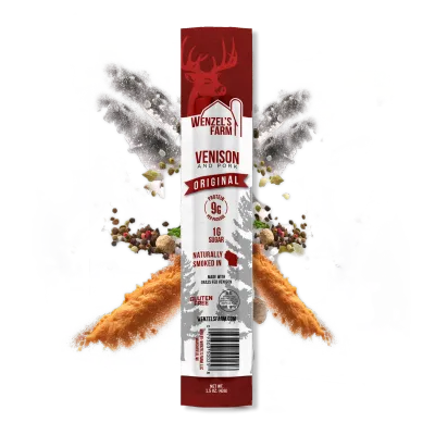 Wenzel's Farm Original Venison Sticks, 1.5oz