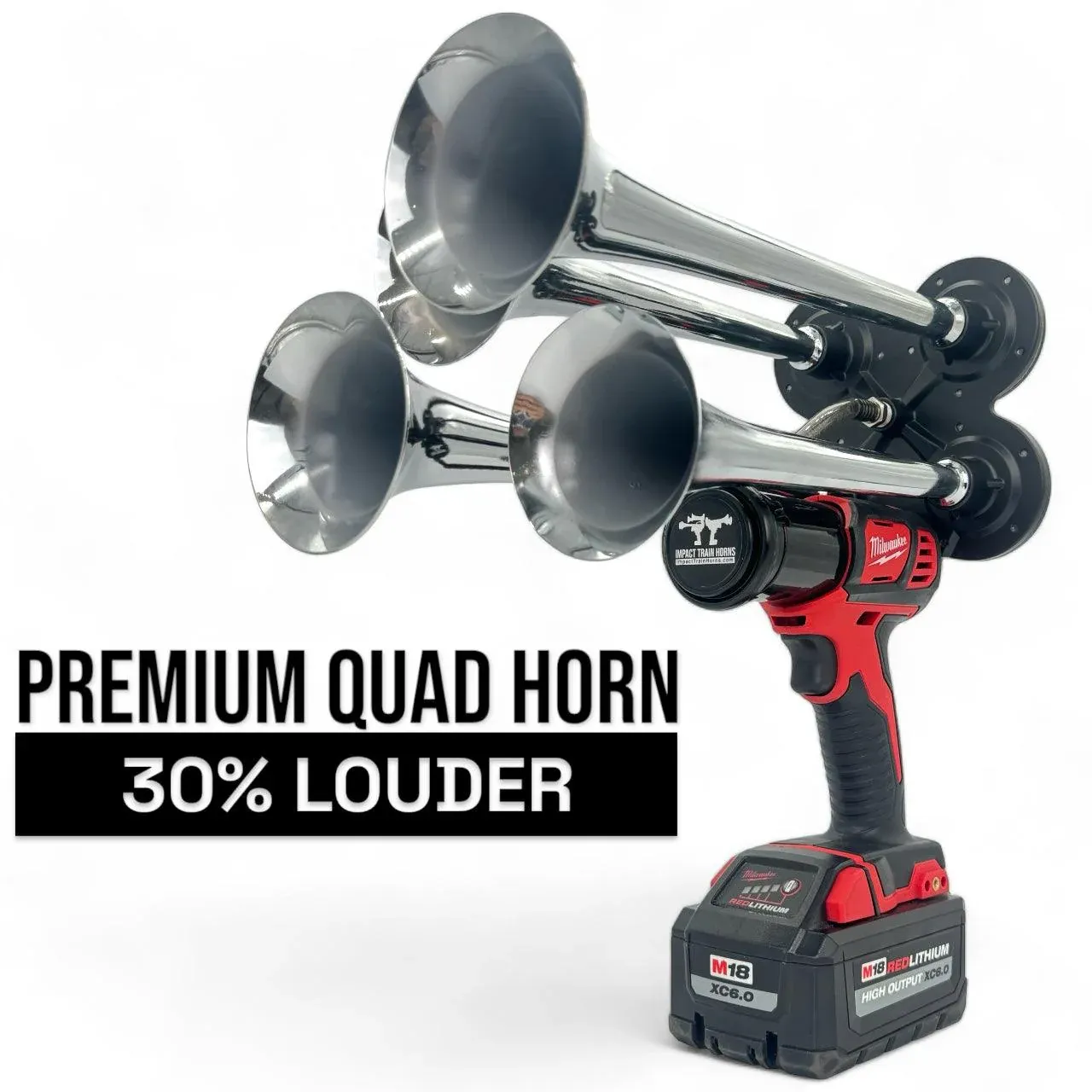 Milwaukee M18 Fuel PREMIUM Quad Train Horn with Remote (Bare Tool)