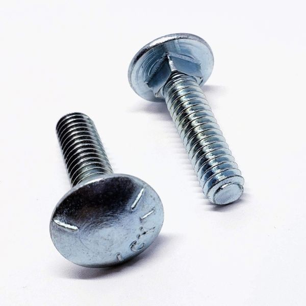 Gr5 Carriage Bolt, 5/16&quot;-18 x 8&quot; ZP