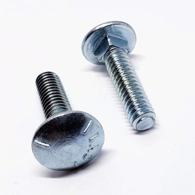 Gr5 Carriage Bolt, 5/16&quot;-18 x 8&quot; ZP