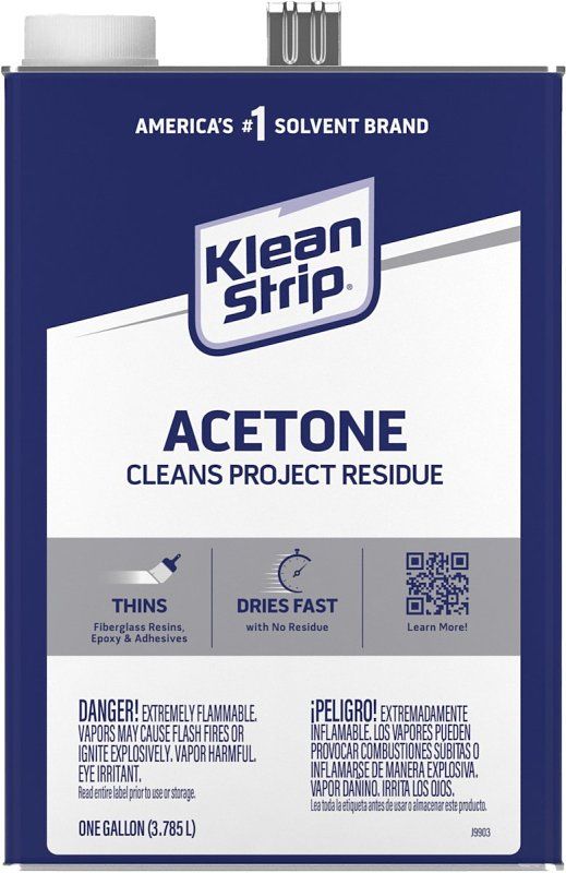 Klean Strip GAC18 Acetone Thinner, 1-Gal