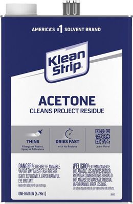 Klean Strip GAC18 Acetone Thinner, 1-Gal