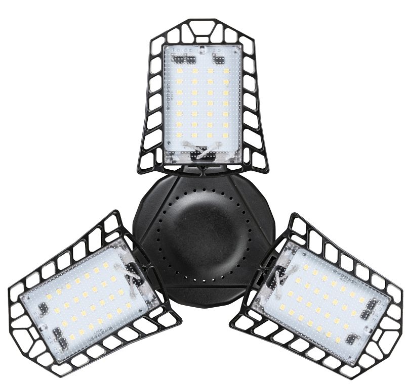 PowerZone GT-BU-G60A Adjustable LED Panel Bulb, 5000k, 6000Lm, 50W