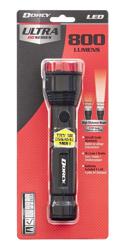 Dorcy Led 4-AA Flashlight, 800Lm