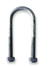 Ag U-Bolt, 1/2&quot;X3&quot;X8&quot;