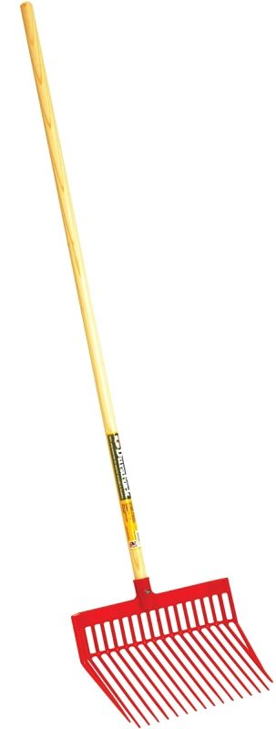 Little Giant PDF1RED Red Durafork Stall Fork w/52&quot; Wood Handle