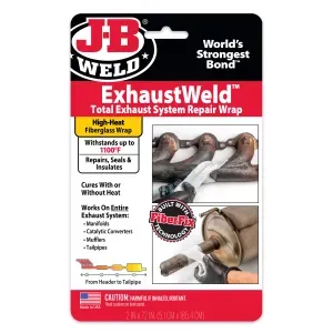 J-B Weld ExhaustWeld Heat Wrap, 2&quot;X72&quot;