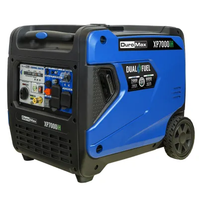 DuroMax 7,000 Watt Dual Fuel Portable Digital Inverter Generator w/CO Alert