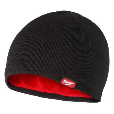 Milwaukee Fleece-Lined Beanie, Black