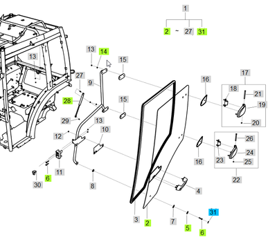 LS Glass-Door Lh-Trg862